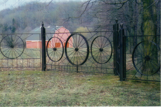 Custom steel fencing