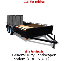 Miska Landscape Tandem Trailer